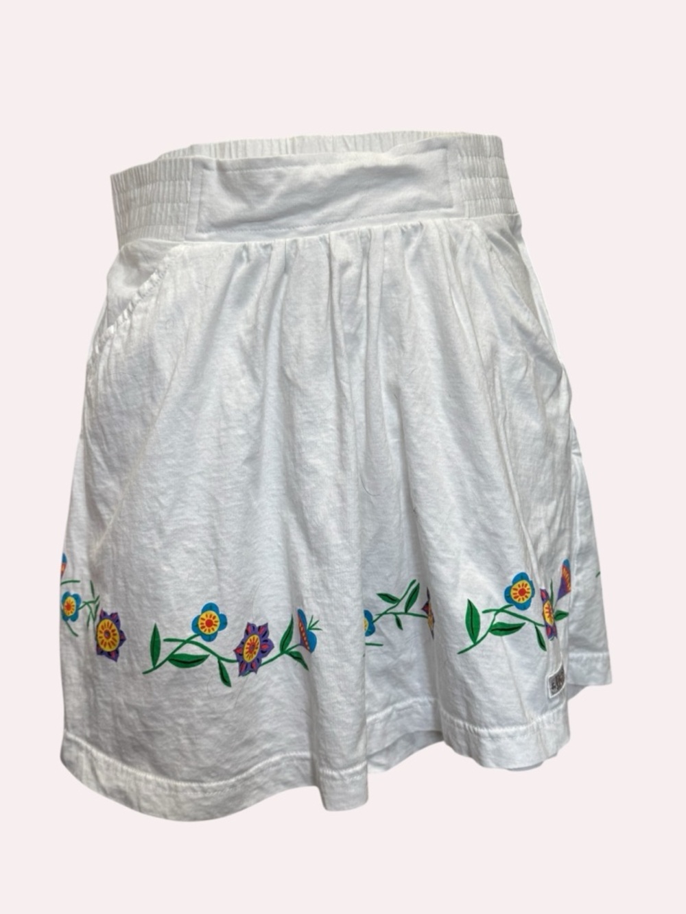 Ellesse White Floral Circle Skirt #308